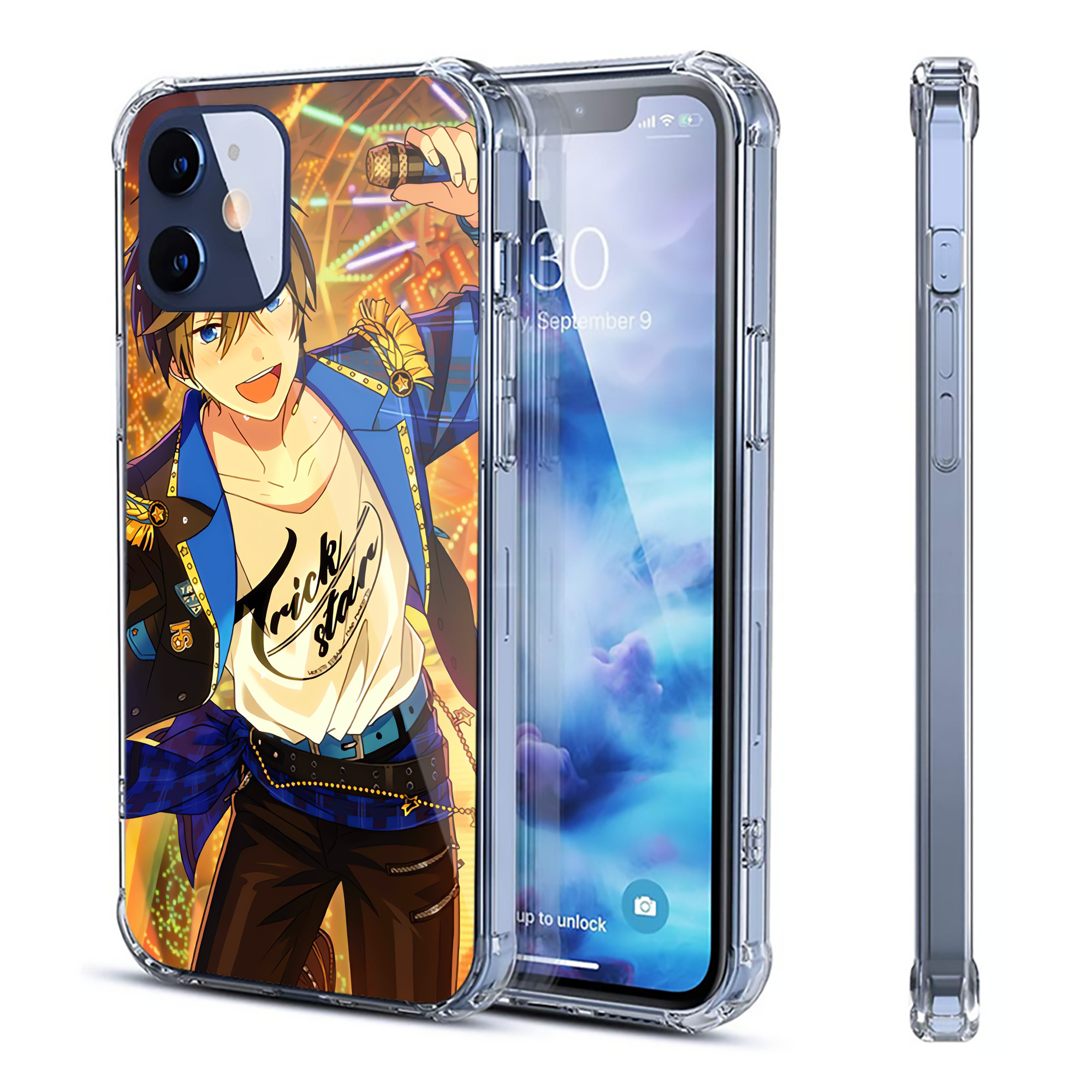 （画像用） あんさんぶるスターズ! Ensemble Stars 【iPhone 12シリーズ対応】透明スマホケース（クリアソフトケース）